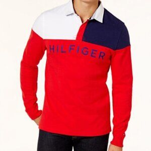 Men’s Tommy Hilfiger rugby polo long sleeve size Medium